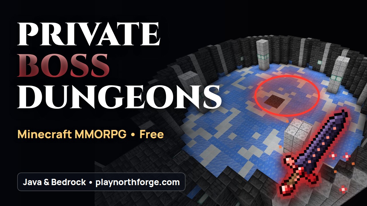 Northforge – free Minecraft MMORPG